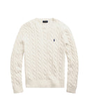 Cable - Knit Cotton Sweater Andover Cream - Unmatched Kicks - ralph lauren