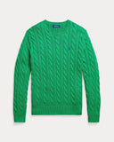 Cable-Knit Cotton Sweater Billard - Unmatched Kicks-ralph lauren