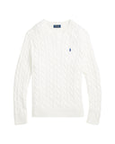 Cable - Knit Cotton Sweater White - Unmatched Kicks - ralph lauren