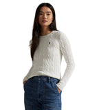 Cable - Knit Cotton Sweater White - Unmatched Kicks - ralph lauren
