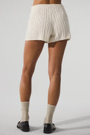 Cable Knit Winter Bliss Short Dark Ivory - Unmatched Kicks - ALO