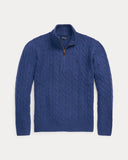 Cable - Knit Wool - Cashmere Sweater Rustic Navy Heather - Unmatched Kicks - ralph lauren