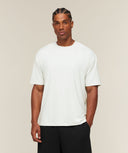 Campus Crest T-Shirt boxy fit Soft White - Unmatched Kicks-GYMSHARK