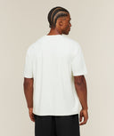 Campus Crest T-Shirt boxy fit Soft White - Unmatched Kicks-GYMSHARK