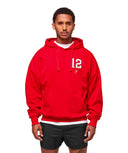 Campus Hoodie oversized fit Athletic Red - Unmatched Kicks - GYMSHARK