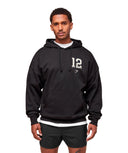 Campus Hoodie oversized fit Black - Unmatched Kicks - GYMSHARK
