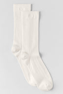 Cashmere Mesh Sock - Ivory - Unmatched Kicks - ALO