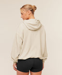 Chainstitch Graphic Hoodie Pebble Grey/Wash - Unmatched Kicks - GYMSHARK