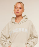 Chainstitch Graphic Hoodie Pebble Grey/Wash - Unmatched Kicks - GYMSHARK