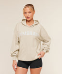 Chainstitch Graphic Hoodie Pebble Grey/Wash - Unmatched Kicks - GYMSHARK