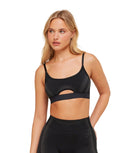 Charge Seamless Sports Bra medium support Black/Graphite Grey - Unmatched Kicks - GYMSHARK