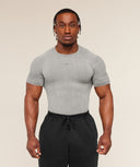 Charge T-Shirt muscle fit Black/Wash - Unmatched Kicks - GYMSHARK
