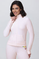 Cherry Heritage Mockneck Jacket Soft Glow - Unmatched Kicks - Juicy Couture