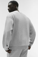 Chill Crew Neck Pullover Athletic Heather Grey - Unmatched Kicks-ALO