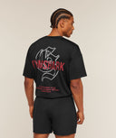 Chrome Graphic T-Shirt oversized fit Black - Unmatched Kicks - GYMSHARK