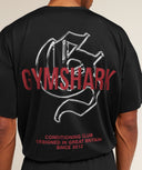 Chrome Graphic T-Shirt oversized fit Black - Unmatched Kicks - GYMSHARK