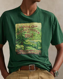 Classic Fit Jersey Graphic T-Shirt Grass Green - Unmatched Kicks - ralph lauren