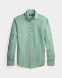 Classic Fit Linen Shirt Faded Mint - Unmatched Kicks - ralph lauren