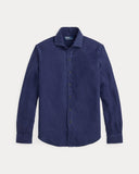 Classic Fit Linen Shirt Newport Navy - Unmatched Kicks - ralph lauren