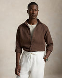 Classic Fit Linen Shirt Nutmeg Brown - Unmatched Kicks - ralph lauren