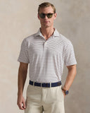 Classic Fit Performance Polo Shirt Carmel Pink Multi - Unmatched Kicks-ralph lauren