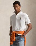 Classic Fit Polo Bear Mesh Polo Shirt White Summer Bear - Unmatched Kicks-ralph lauren