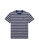Classic Fit Striped Jersey T-Shirt Andover Heather/Navy - Unmatched Kicks - ralph lauren