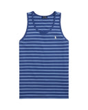 Classic Fit Striped Jersey Tank Old Royal/Channel Blue - Unmatched Kicks - ralph lauren