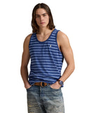 Classic Fit Striped Jersey Tank Old Royal/Channel Blue - Unmatched Kicks - ralph lauren