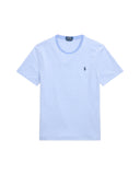 Classic Fit Striped Soft Cotton T-Shirt Dress Shirt Blue/White - Unmatched Kicks - ralph lauren