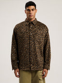 Classic Logo Animalier Overshirt - Unmatched Kicks - Palm Angeles