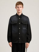 Classic Logo Loose Denim Shirt - Unmatched Kicks - Palm Angeles