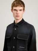 Classic Logo Loose Denim Shirt - Unmatched Kicks - Palm Angeles