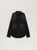 Classic Logo Loose Denim Shirt - Unmatched Kicks - Palm Angeles