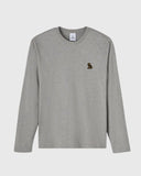 Classic Long - Sleeve Tee - Heather Grey - Unmatched Kicks - 