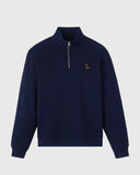 Classic Quarter - Zip Mockneck - Navy - Unmatched Kicks - 