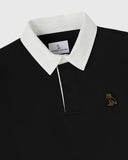 Classic Rugby Polo - Black - Unmatched Kicks - OVO