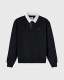 Classic Rugby Polo - Black - Unmatched Kicks - 