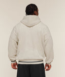 Collective Crochet Style Hoodie oversized fit Tinted White - Unmatched Kicks - GYMSHARK