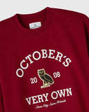 Collegiate Crewneck - Deep Red - Unmatched Kicks - OVO