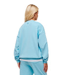 Collegiate Graphic Crew Neck Pullover oversized fit Athletic Light Blue - Unmatched Kicks - GYMSHARK