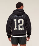 Collegiate Graphic Hoodie Black - Unmatched Kicks - GYMSHARK