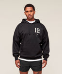 Collegiate Graphic Hoodie Black - Unmatched Kicks - GYMSHARK
