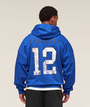 Collegiate Graphic Hoodie Blue - Unmatched Kicks - GYMSHARK
