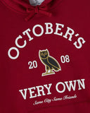 Collegiate Hoodie - Deep Red - Unmatched Kicks - OVO