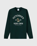 Collegiate Long - Sleeve Tee - Midnight Green - Unmatched Kicks - 