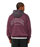 Collegiate Tech Hoodie oversized fit GS Impact Burgundy - Unmatched Kicks - GYMSHARK