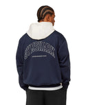 Collegiate Tech Hoodie oversized fit Heavy Blue - Unmatched Kicks - GYMSHARK