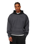 Collegiate Tech Hoodie oversized fit Onyx Grey - Unmatched Kicks - GYMSHARK