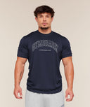 Collegiate Tech T-Shirt regular Heavy Blue - Unmatched Kicks - GYMSHARK
